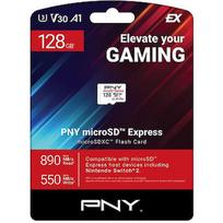 PNY Technologies Memory Card microSD Express 128GB P-SDU128P31880EXP-GE P-SDU128P31880EXP-GE