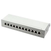 Logilink LOGILINK NP0019 - Patch Panel Desktop Cat.6A STP 12 ports grey NP0019