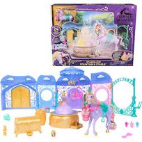 Spin Master Spin Master Unicorn Academy - Stable Playset, Play Building including Fountain with Light and Sound Effects 6072449