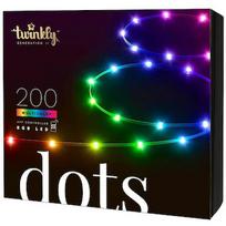 Twinkly Dots Smart LED Lights 200 RGB (Multicolor), 10m, Transparent TWD200STP-TEU