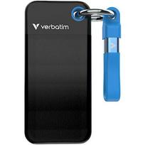 Verbatim 32416 Pocket SSD External Drive 256GB USB-C 3.2 gen.2 / black-blue 32416
