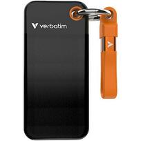 Verbatim 32418 Pocket SSD External Drive 256GB USB-C 3.2 gen.2 / black-orange 32418