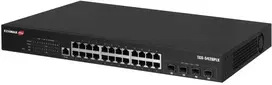 Šakotuvas Switch EdiMax Przełącznik sieciowy zarządzany 2.5G Ethernet (100/1000/2500) obsługa PoE 1U juoda (TGS-5428PLX)