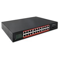 Qoltec Gigabit Ethernet SWITCH PoE 24xRJ45 2xSFP 52365
