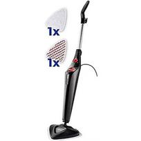 Vileda steam cleaner Steam Plus + PowerPad (black/red, 1,550 watts) 168933