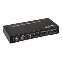inLine KVM Switch, 2-Fach HDMI 4K2K mit Audio 62602I