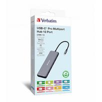 Verbatim USB-C PRO MULTIP HUB 13 PORT MULTIPORT HUB CMH-13 32153