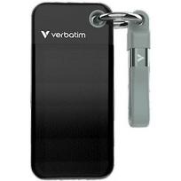 Verbatim 32282 Pocket SSD External Drive 512GB USB-C 3.2 gen.2 keychain / black-grey 32282