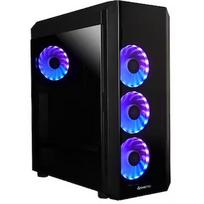 Chieftec Scorpion 3, Tempered Glass, Black GL-03B-UC-OP