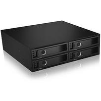 Raidsonic ICY BOX Backplane 4x2.5 SAS/SATA HDD in 1x5.25 bay MiniSAS Host 12Gbit/s Black IB-2242SSK