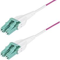 Startech 50M OM4 MULTIMODE FIBER CABLE UNIBOOT/OFNR RISER/100G - 50/125 OM4RLCLC50M