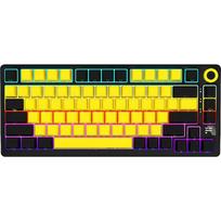 Lorgar KBP7075W, Gaming Pro, Black/yellow, EN LRG-KBP7075W-YL-US