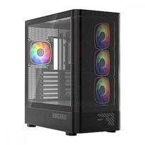 Modecom VOLCANO AQ300 ARGB MIDI BLACK MC-A-AQ300-4FA-B