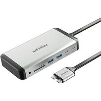 Promate VersaHub-MST 13-in-1 Dual USB-C Multimedia Hub / Dual 4K HDMI / USB3.0 / 150W VERSAHUBMST