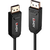 Lindy Fiber Optic Hybrid DisplayPort 2.0 UHBR10 cable (black, 10 meters, AOC cable, 8K 60Hz) 38520