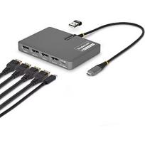 Startech USB-C TO QUAD DP ADAPTER ADAPTER 4K 60HZ DISPLAYPORT PD QUAD-USB-DP-ADAPT