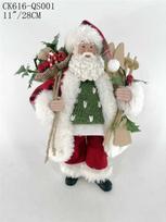 Dell Dekoracija, "Kalėdų senelis" Christmas Touch, 28 cm, raudona
