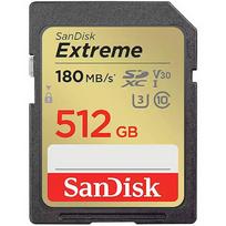 SanDisk Extreme, SDXC, 512GB, UHS-I, U3, V30 SDSDXVV-512G-GNCIN