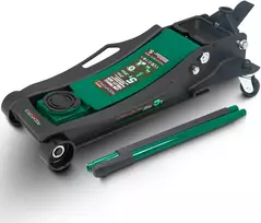 Rockforce Hidraulinis keltuvas 5 t žemo profilio (h min 96 mm, h max 595 mm) su pedalu (RF-T815011L)
