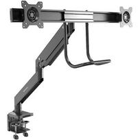 Startech Desk Mount Dual Monitor Arm, 17-32" ARMSLMBARDUO