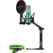 Rode NT1 Signature +XLR cable+Desktop Studio Arm, light green BUROINT1GN
