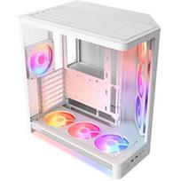 NZXT H6 RGB+ (2026), Tempered Glass, White CC-H62FW-P1