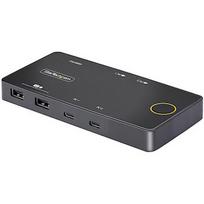 Startech USB-C KVM SWITCH 4K 60HZ 100W PD PASS-THROUGH C2-H46-UC2-PD-KVM