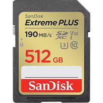 SanDisk Extreme PLUS, SDXC, 512GB UHS-I, U3, V30 SDSDXWV-512G-GNCIN
