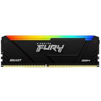 Kingston 16GB, DDR4, 3200MHz, CL16, Single Stick, Fury Beast RGB KF432C16BB2A/16