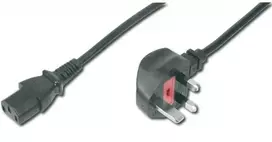 Mercodan Angliškas maitinimo laidas 2,5 m į C13, B+C, 10 A 250 V, H05VV-F