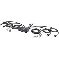 Startech C2-DH46-UA2-CBL-KVM 2-PORT DUAL-MONITOR KVM SWITCH C2-DH46-UA2-CBL-KVM