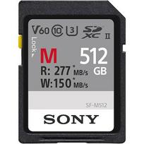 Sony memory card SDXC 512GB M-Series UHS-II C10 U3 V60 SFM512.SYM