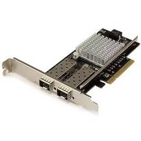 Startech 2-PORT 10G FIBER NIC-OPEN SFP+ OPEN SFP AND INTEL 82599 CHIPSET IN PEX20000SFPI