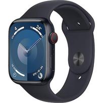 Apple Watch Series 9 GPS + Cellular, Aluminum, Midnight Sport Band (M/L) - 45mm MRMD3ET/A