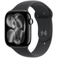 Apple Watch Series 11, GPS + Cellular, Natural Titanium, Stone Grey Sport Band (S/M) - 42mm MF8M4MP/A