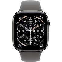 Apple Watch Series 11, GPS + Cellular, Titanium, Stone Grey Sport Band (S/M) - 46mm MFCW4MP/A
