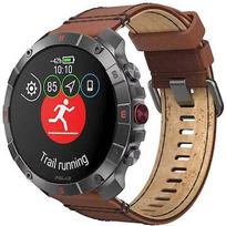 Polar Grit X2 Pro, Titanium/Brown GRIT X2 PRO TI LTHR BRNZ M/L