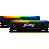 Kingston 64GB, DDR4, 3200MHz, CL16, Kit of 2, Fury Beast RGB KF432C16BB2AK2/64