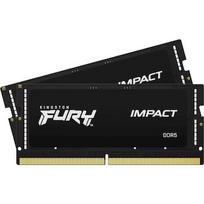 Kingston Fury Impact Black PnP, SODIMM, DDR5, 64GB, 5600MT/s, CL40, Kit of 2 KF556S40IBK2-64