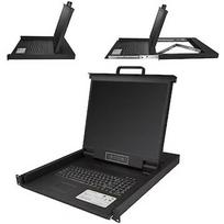 Startech 1U SINGLE PORT KVM CONSOLE FOR SERVER RACK - VGA KVM - 19IN     IN RKCONS1901