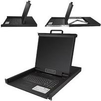 Startech 8 PORT RACKMOUNT KVM CONSOLE FOR SERVER RACK - 48.26 CM       IN RKCONS1908K