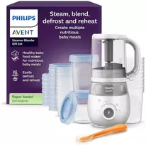 Garų puodas PHILIPS AVENT GARINTUVAS IR TRINTUVAS 4IN1 SCF883 SU INDELIŲ RINKINIU