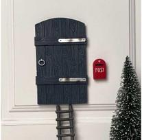 Dekoracja świąteczna Party Deco Det Gamle Apotek Gnome door set, h 18cm, w 9cm 6pcs/box, multicolor (21001840)