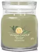 Yankee Candle Sage & Citrus Signature kvapioji žvakė (šalavijas ir citrusai)