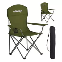 Relaxdays Sulankstomos stovyklavimo kėdės, 2 vnt. rinkinys