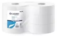Multi Tualetinis popierius Lucart Maxi Jumbo L270mxØ245mm 2 sluoksnių natūralaus pluošto baltas, 6 ritinėliai/dėžė