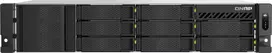 Qnap TS-H1065EU-RP failų serveris, 8GB RAM, 10 vietų, Rack 2U, SATA 6Gb/s, NVMe, 2,5 Gigabit Ethernet (TS-H1065EU-RP-8G)
