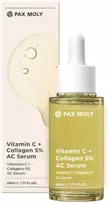 PaxMoly Ac Serum Vitamin C + Collagen 5% drėkinantis ir blizginantis dieninis ir naktinis veido serumas, 50 ml