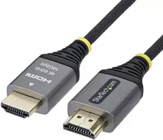 Kabelis StarTech HDMI HDMI Typu A (Standard) Juodas, Sidabrinė (HDMI2-FLEX-4K60-1M)
