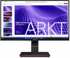 Monitorius Technologia Dotyku Lenovo ThinkVision T24D-4t Touch 64D2GAT2EU 23.8'' FHD USB-C 100W